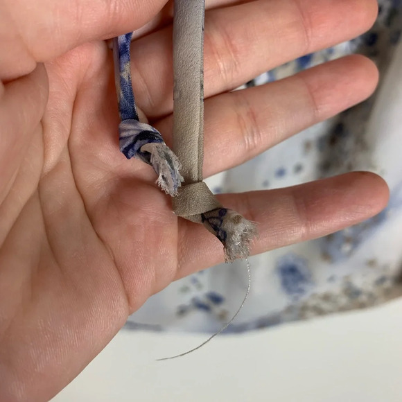 Route 66 VTG Y2K Floral Top Babydoll Belle Sleeves Sheer  Fairycore XL *READ - Picture 12 of 15